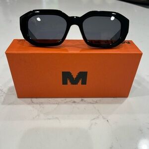 Elegant Black Sunglasses by M